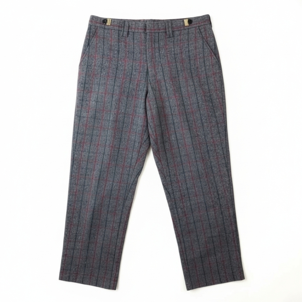 Vintage Melton Wintermaster Heavy Wool Plaid Trousers